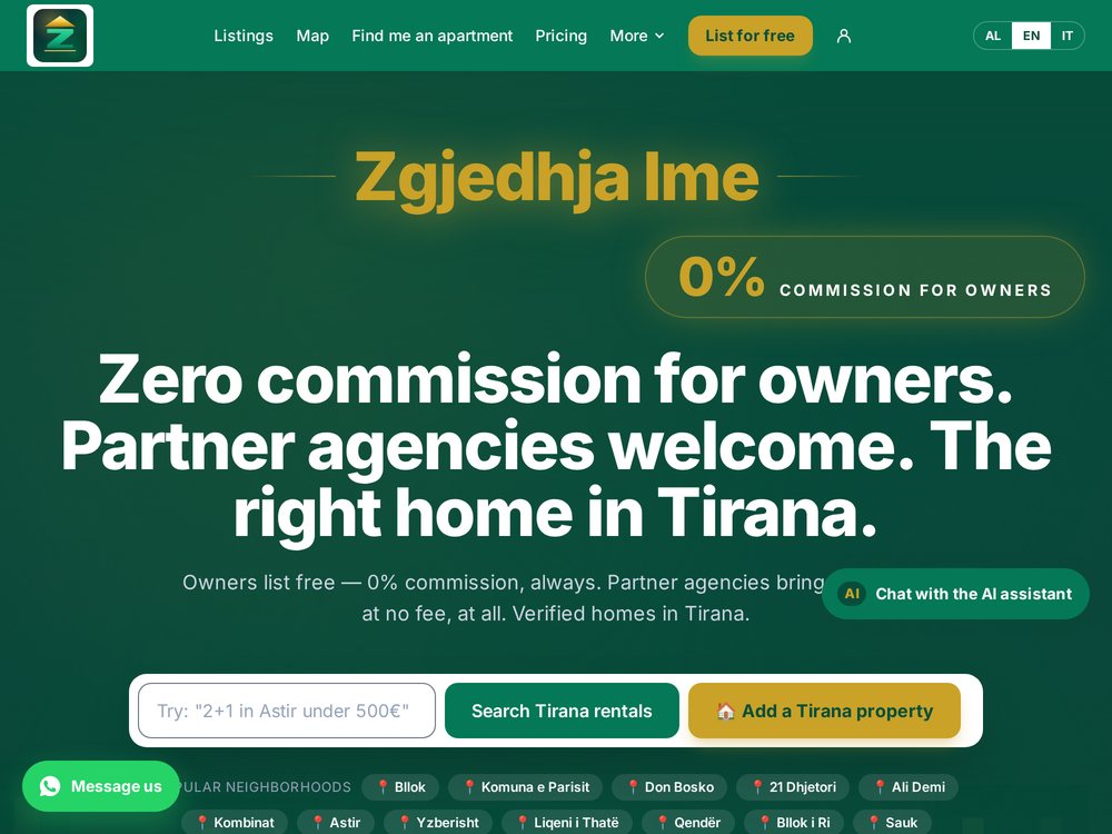 Zgjedhja Ime property platform