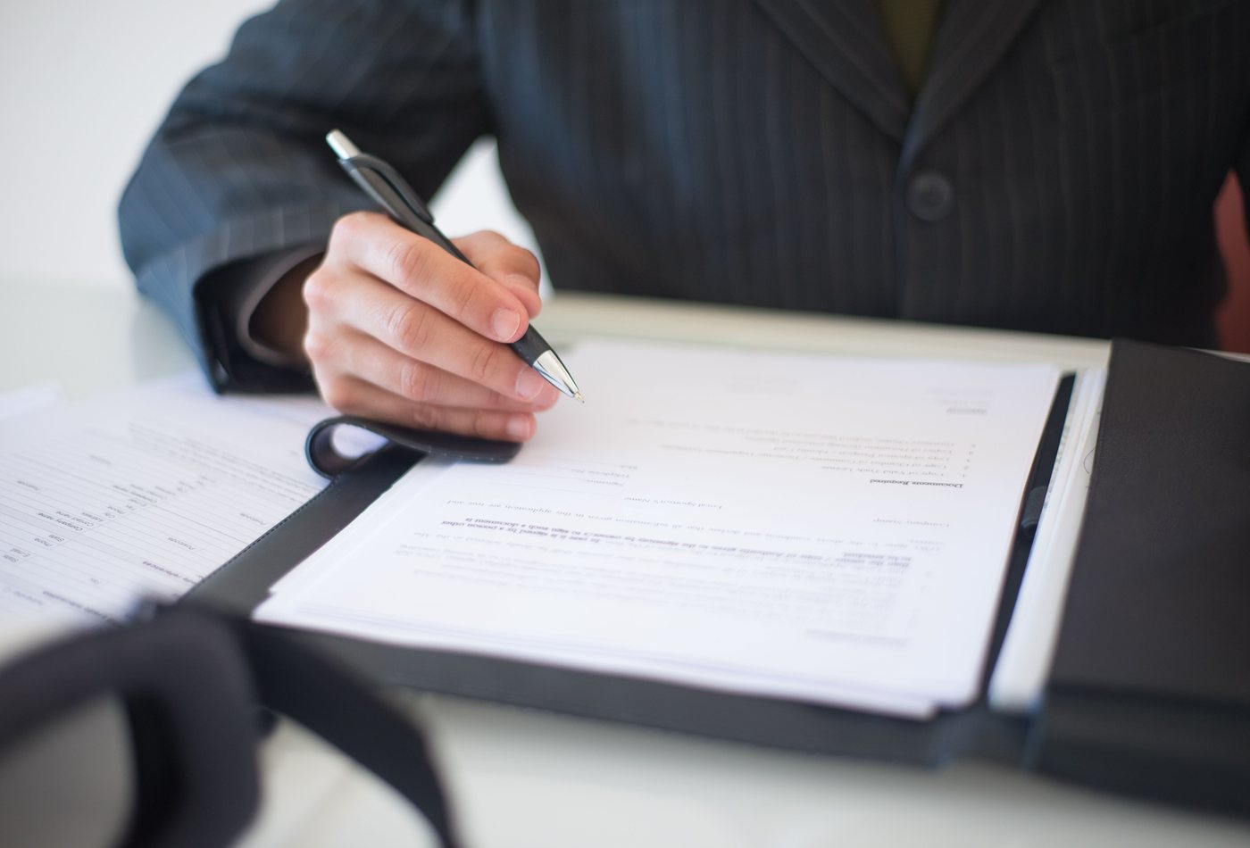 Signing the engagement letter